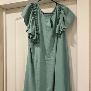 Haptics Sage Green dress